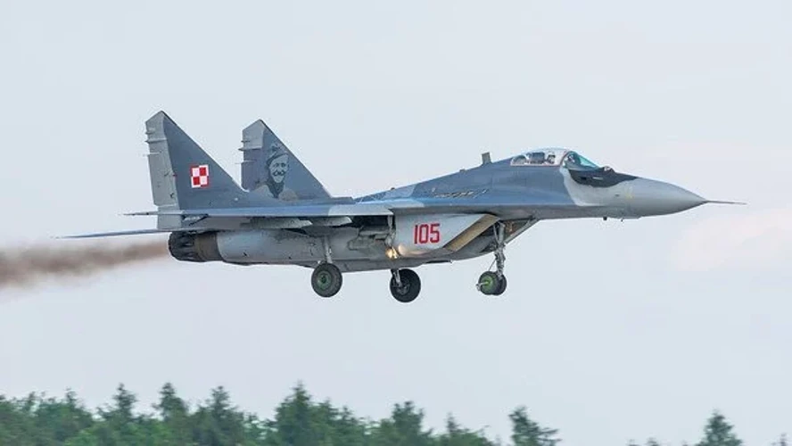 Винищувач МіГ-29 на стоянці