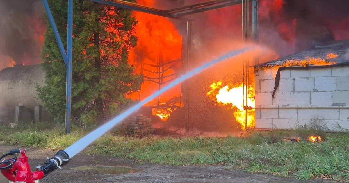 Пожежа на складі з аерозольними балончиками у Львові, 22 серпня 2026 року