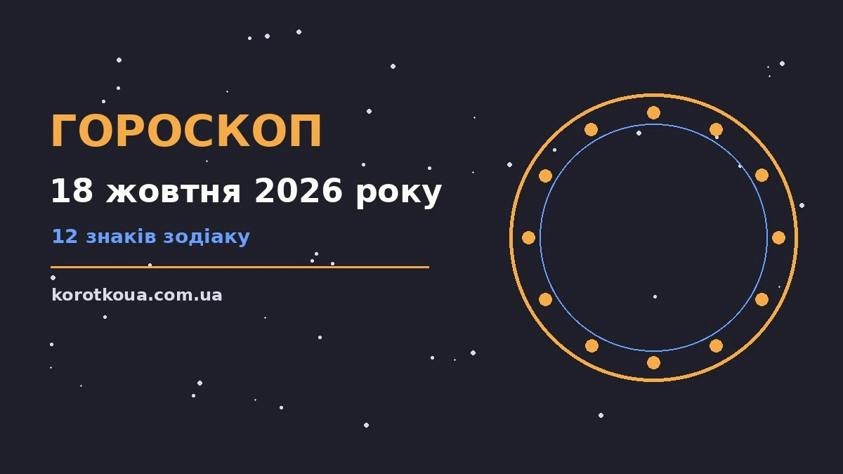 Щоденний гороскоп на 18 жовтня 2026 року — практичні підказки для кожного знака