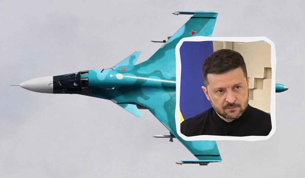 Пошкоджені російські винищувачі Су-34М на аеродромі Борисоглєбськ після удару «Нептуном»
